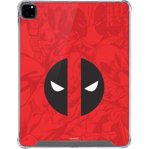 Marvel Deadpool Deadpool Emblem iPad Pro 12.9in (2020) Clear Case
