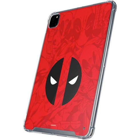 Marvel Deadpool Deadpool Emblem iPad Pro 12.9in (2020) Clear Case