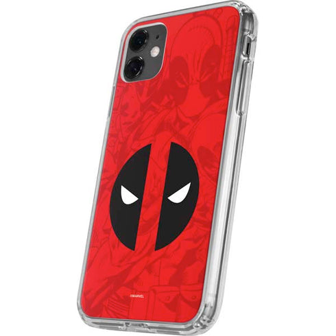 Marvel Deadpool Deadpool Emblem iPhone 11 Clear Case