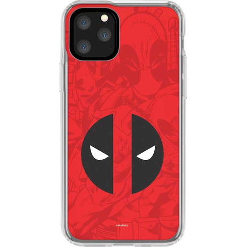 Marvel Deadpool Deadpool Emblem iPhone 11 Pro Clear Case