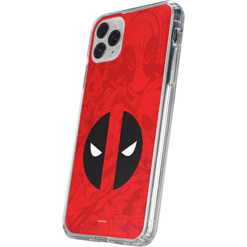 Marvel Deadpool Deadpool Emblem iPhone 11 Pro Clear Case