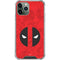 Marvel Deadpool Deadpool Emblem iPhone 11 Pro Max Clear Case