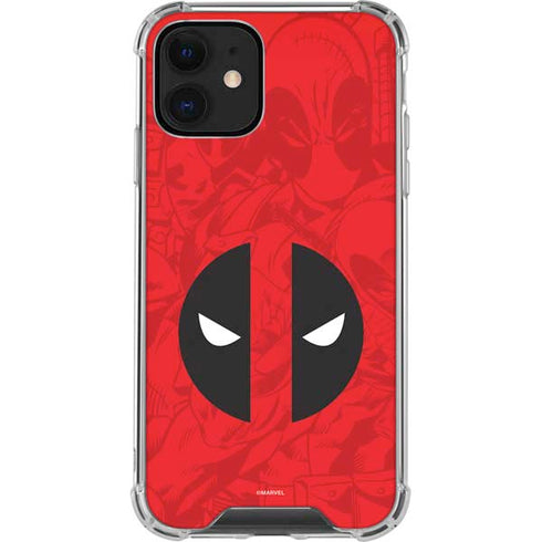 Marvel Deadpool Deadpool Emblem iPhone 12 Clear Case