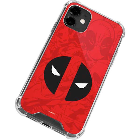 Marvel Deadpool Deadpool Emblem iPhone 12 Clear Case