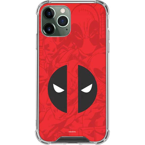 Marvel Deadpool Deadpool Emblem iPhone 12 Pro Max Clear Case
