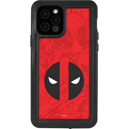 Marvel Deadpool Deadpool Emblem iPhone 12 Pro Waterproof Case