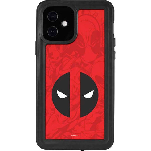 Marvel Deadpool Deadpool Emblem iPhone 12 Waterproof Case