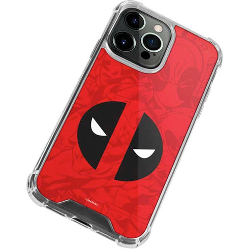 Marvel Deadpool Deadpool Emblem iPhone 13 Pro Max Clear Case