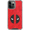Marvel Deadpool Deadpool Emblem iPhone 14 Pro Max Clear Case