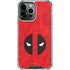 Marvel Deadpool Deadpool Emblem iPhone 14 Pro Max Clear Case