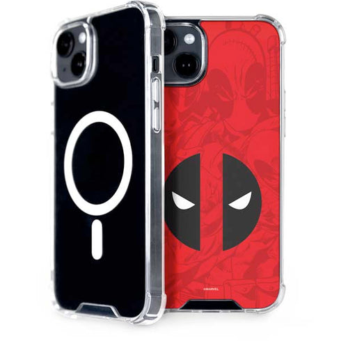 Marvel Deadpool Deadpool Emblem iPhone 15 MagSafe Case