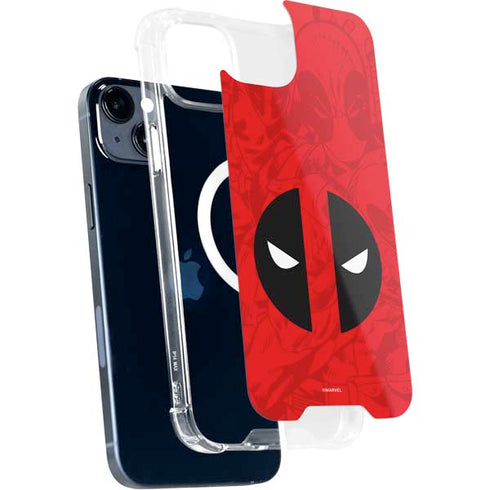 Marvel Deadpool Deadpool Emblem iPhone 15 MagSafe Case