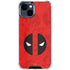 Marvel Deadpool Deadpool Emblem iPhone 15 Plus Clear Case