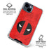 Marvel Deadpool Deadpool Emblem iPhone 15 Plus Clear Case