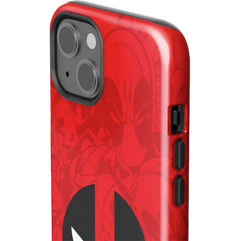 Marvel Deadpool Deadpool Emblem iPhone 15 Plus Impact Case
