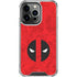 Marvel Deadpool Deadpool Emblem iPhone 15 Pro Clear Case