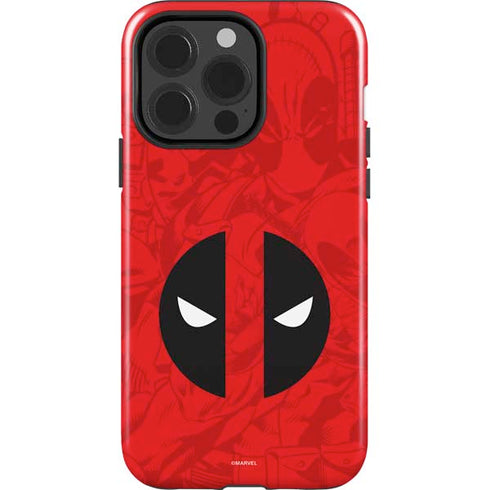 Marvel Deadpool Deadpool Emblem iPhone 15 Pro Impact Case