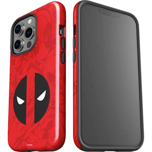 Marvel Deadpool Deadpool Emblem iPhone 15 Pro Impact Case