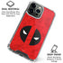 Marvel Deadpool Deadpool Emblem iPhone 15 Pro Max Clear Case
