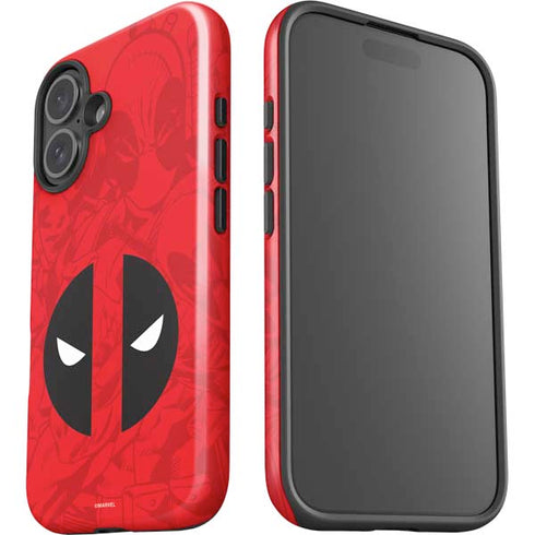 Marvel Deadpool Deadpool Emblem iPhone 16 Impact Case