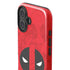 Marvel Deadpool Deadpool Emblem iPhone 16 Plus Impact Case