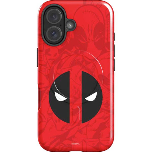 Marvel Deadpool Deadpool Emblem iPhone 16 Plus Magsafe Impact Case