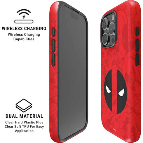 Marvel Deadpool Deadpool Emblem iPhone 16 Pro Max Magsafe Impact Case