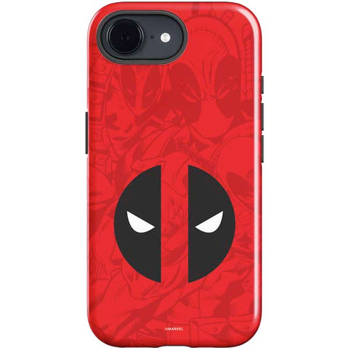 Marvel Deadpool Deadpool Emblem iPhone 16e Impact Case