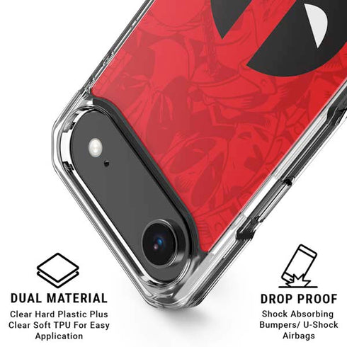 Marvel Deadpool Deadpool Emblem iPhone 17 Air Clear Case