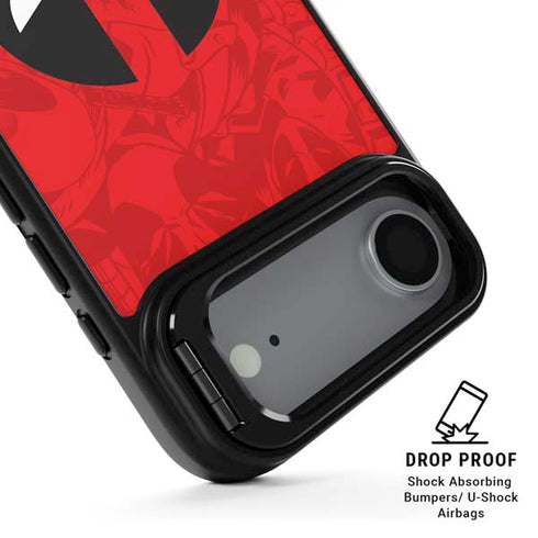 Marvel Deadpool Deadpool Emblem iPhone 17 Air Kickstand Case