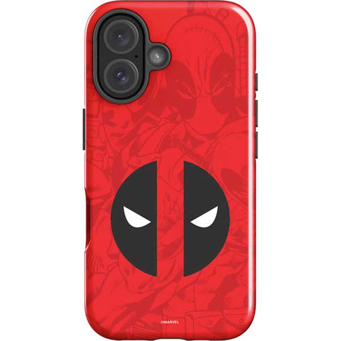 Marvel Deadpool Deadpool Emblem iPhone 17 Impact Case