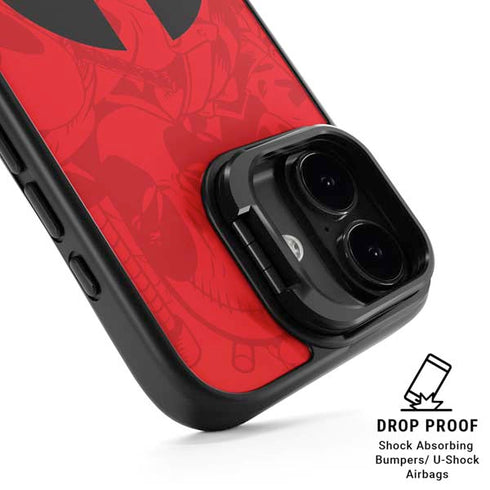 Marvel Deadpool Deadpool Emblem iPhone 17 Kickstand Case