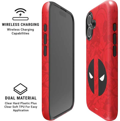 Marvel Deadpool Deadpool Emblem iPhone 17 Magsafe Impact Case