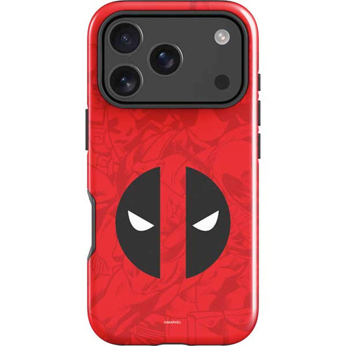 Marvel Deadpool Deadpool Emblem iPhone 17 Pro Impact Case