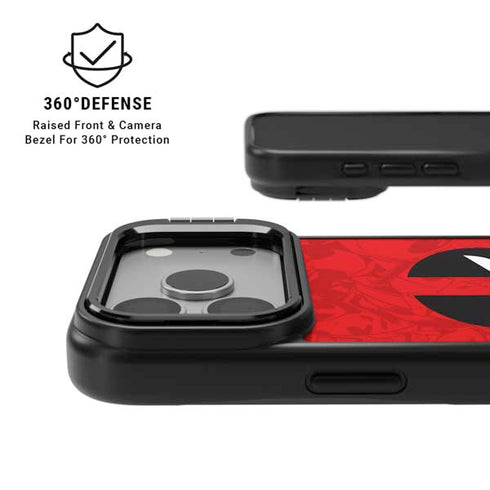 Marvel Deadpool Deadpool Emblem iPhone 17 Pro Kickstand Case