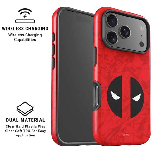 Marvel Deadpool Deadpool Emblem iPhone 17 Pro Max Magsafe Impact Case