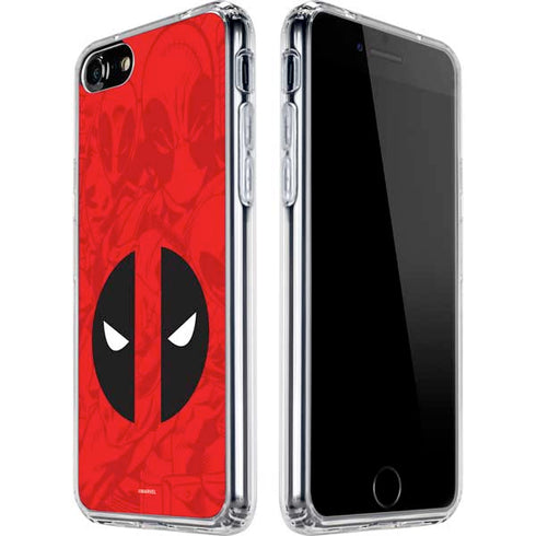 Marvel Deadpool Deadpool Emblem iPhone SE (2nd & 3rd Gen) Clear Case