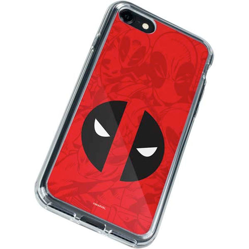 Marvel Deadpool Deadpool Emblem iPhone SE (2nd & 3rd Gen) Clear Case
