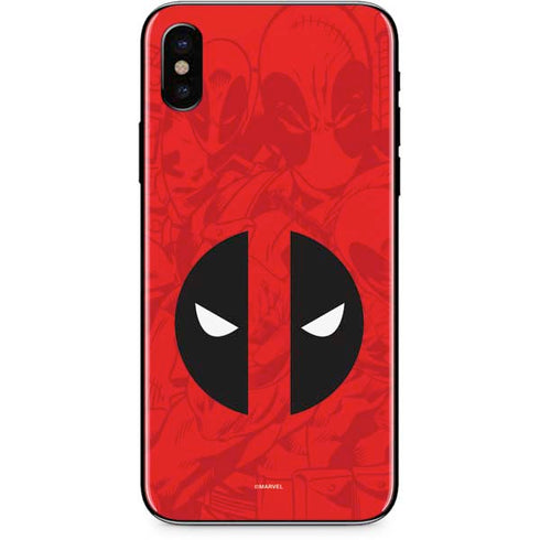 Marvel Deadpool Deadpool Emblem iPhone X Skin