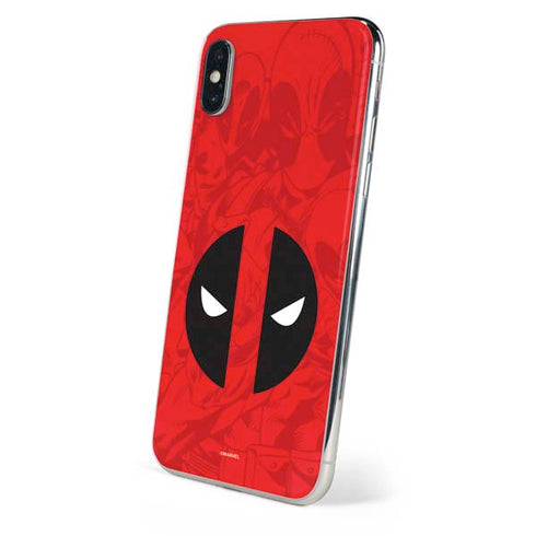 Marvel Deadpool Deadpool Emblem iPhone X Skin
