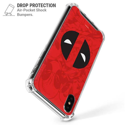 Marvel Deadpool Deadpool Emblem iPhone XS Max Clear Case
