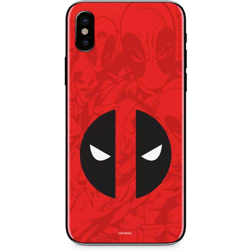 Marvel Deadpool Deadpool Emblem iPhone XS Skin