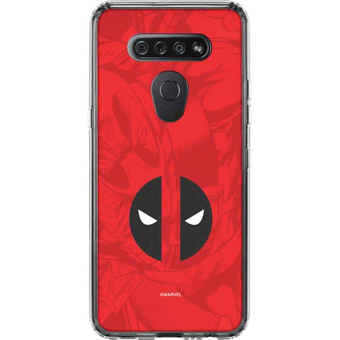 Marvel Deadpool Deadpool Emblem LG K51/Q51 Clear Case
