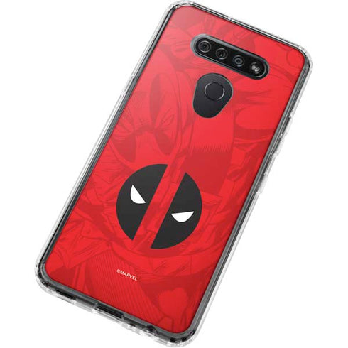 Marvel Deadpool Deadpool Emblem LG K51/Q51 Clear Case