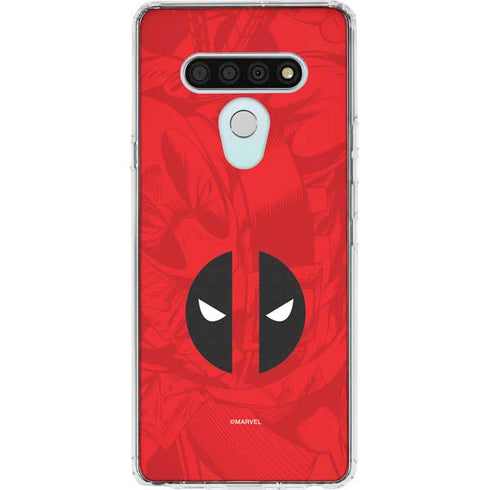 Marvel Deadpool Deadpool Emblem LG Stylo 6 Clear Case