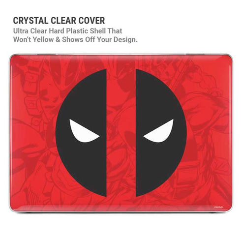 Marvel Deadpool Deadpool Emblem MacBook Air 15in (2023-2025) Case plus Skin