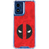 Marvel Deadpool Deadpool Emblem Moto G 5G (2024) Clear Case