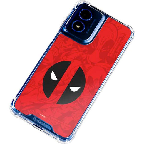 Marvel Deadpool Deadpool Emblem Moto G 5G (2024) Clear Case