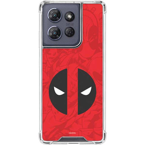Marvel Deadpool Deadpool Emblem Moto G Play 5G (2025) Clear Case