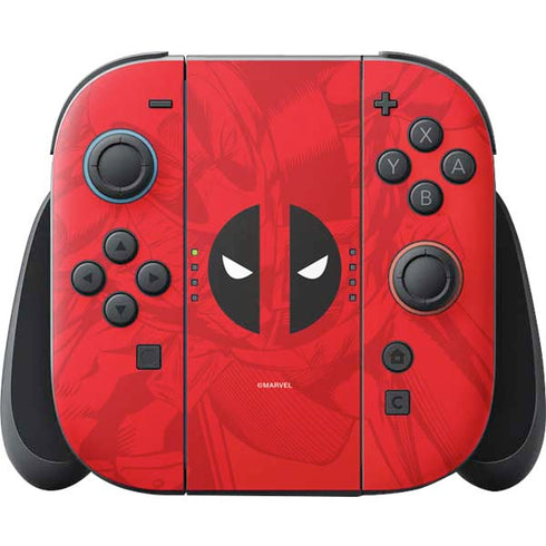 Marvel Deadpool Deadpool Emblem Nintendo Switch 2 (2025) Joy-Con Controller Skin